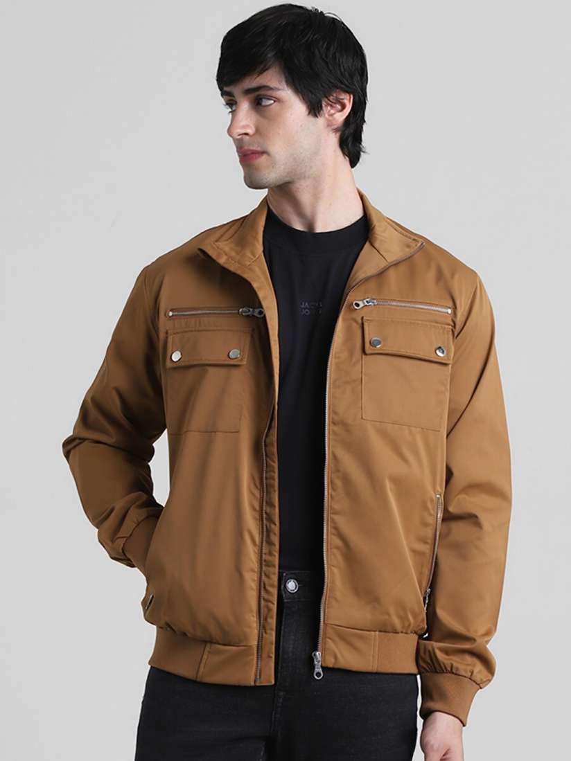 Buy Jack Jones Mock Collar Tailored Jacket Jackets for Men 25687000 Myntra
