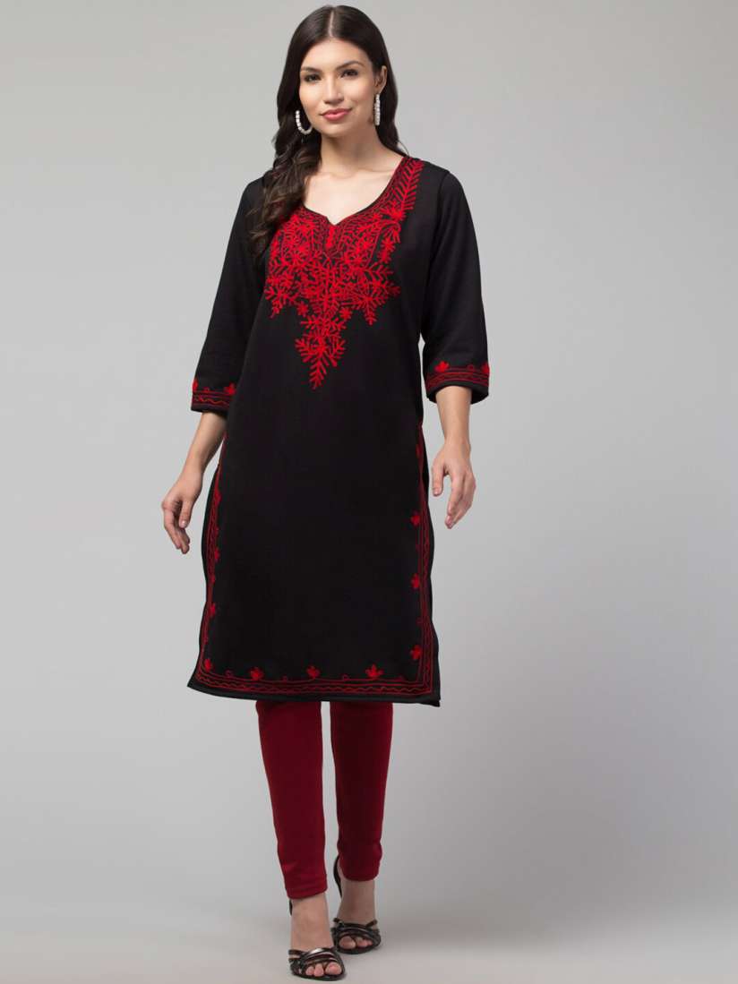 Woolen kurta on myntra discount