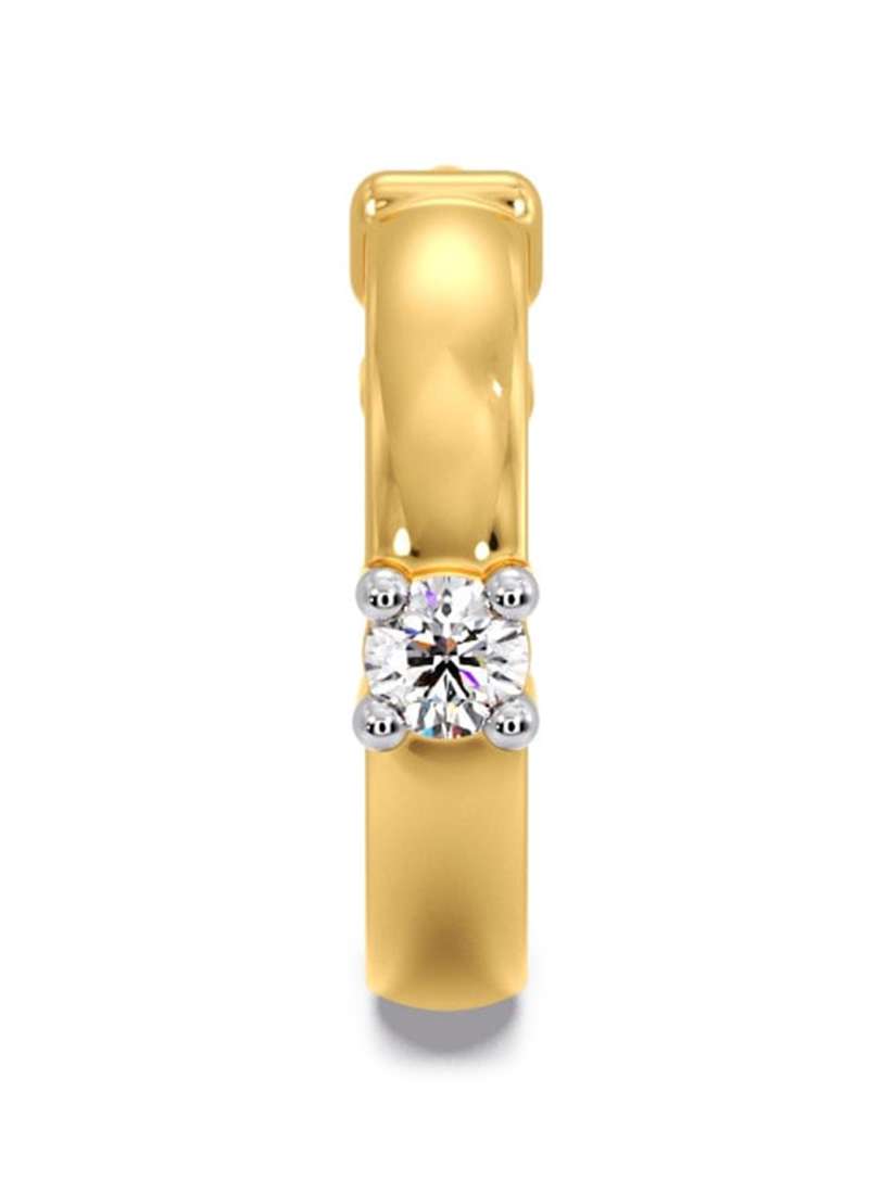 Buy CANDERE A KALYAN JEWELLERS COMPANY 14KT Gold Diamond Nose Ring 0.29gm Nosepin Diamond for Women 25694592 Myntra