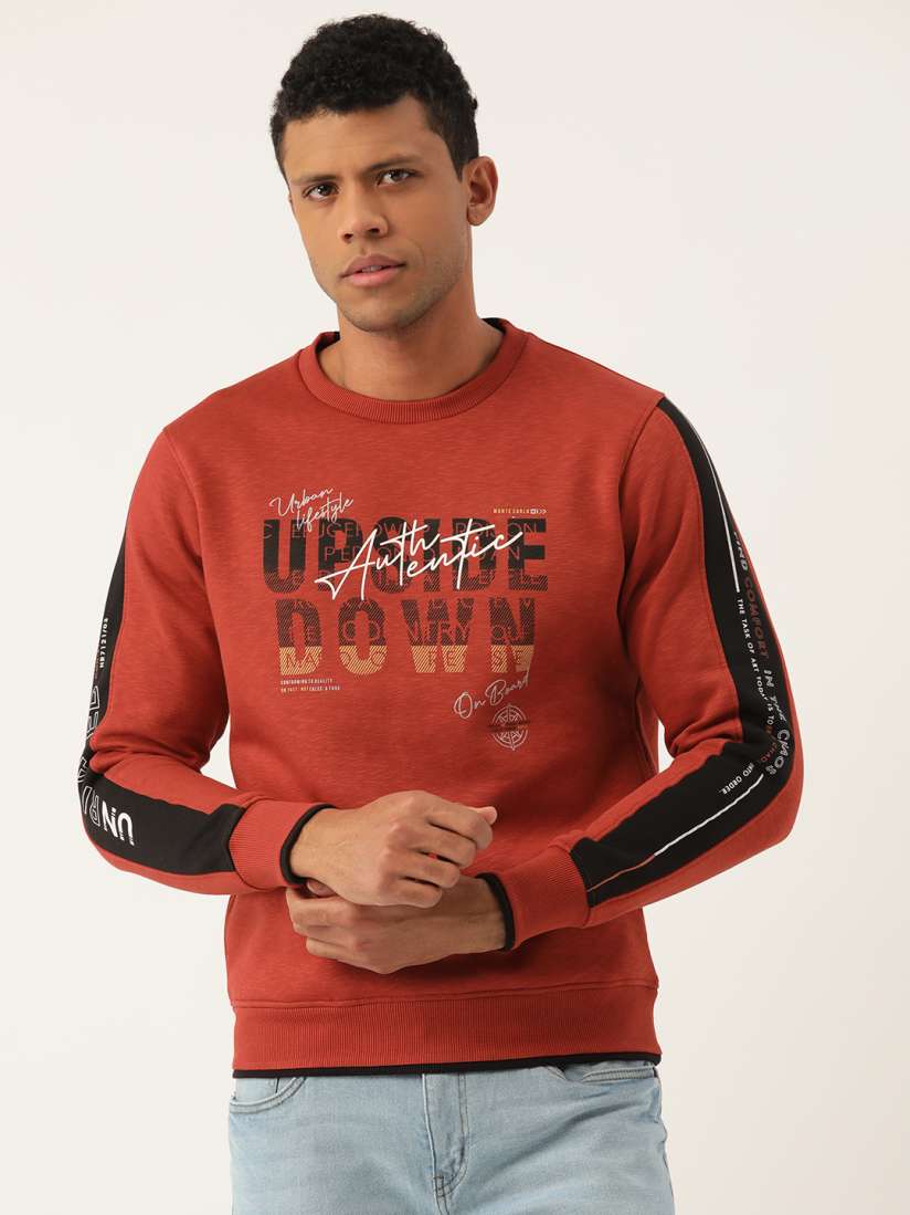 Buy Monte Carlo Men Printed Sweatshirt Sweatshirts for Men 25701148 Myntra