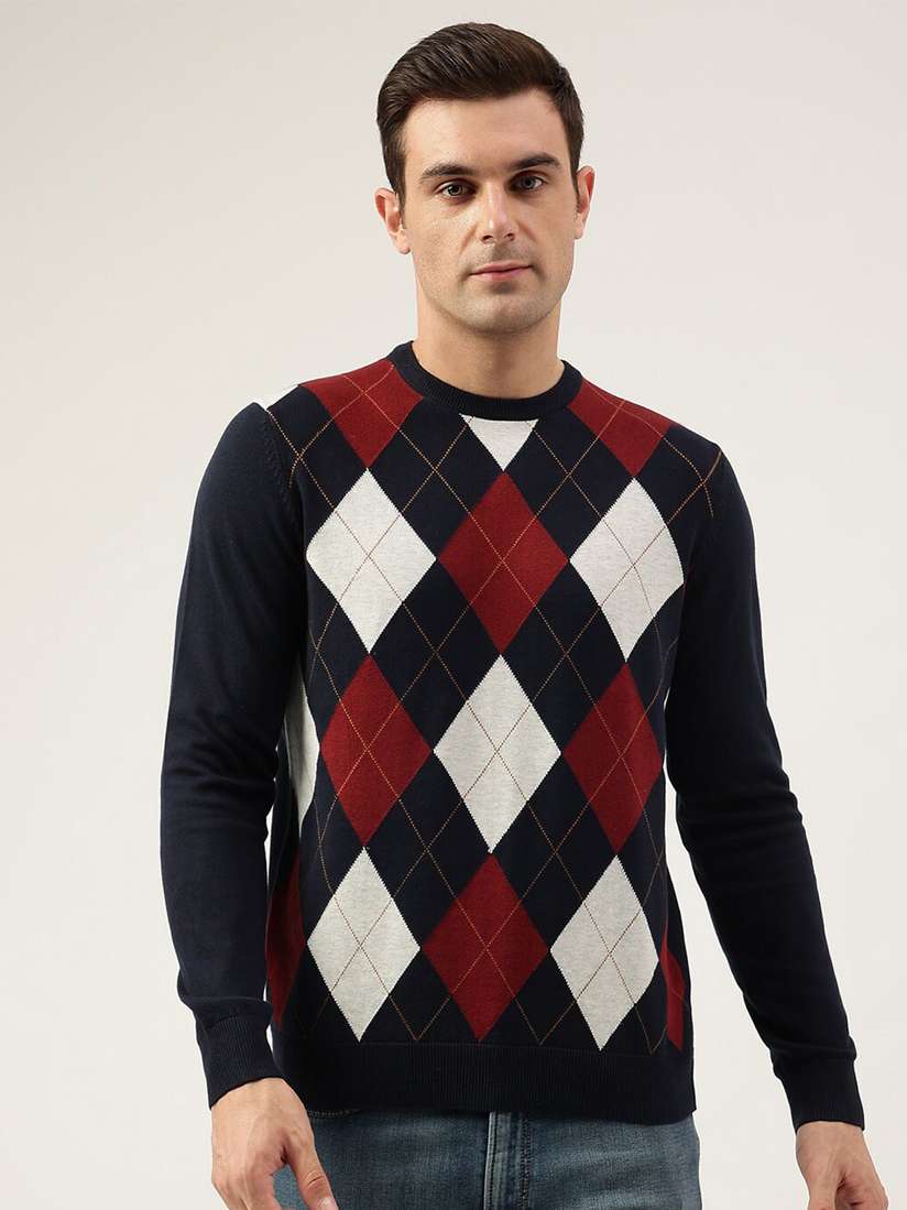 Wool Sweater Black And Red Argyle Sweater Marks Spencer Argyle