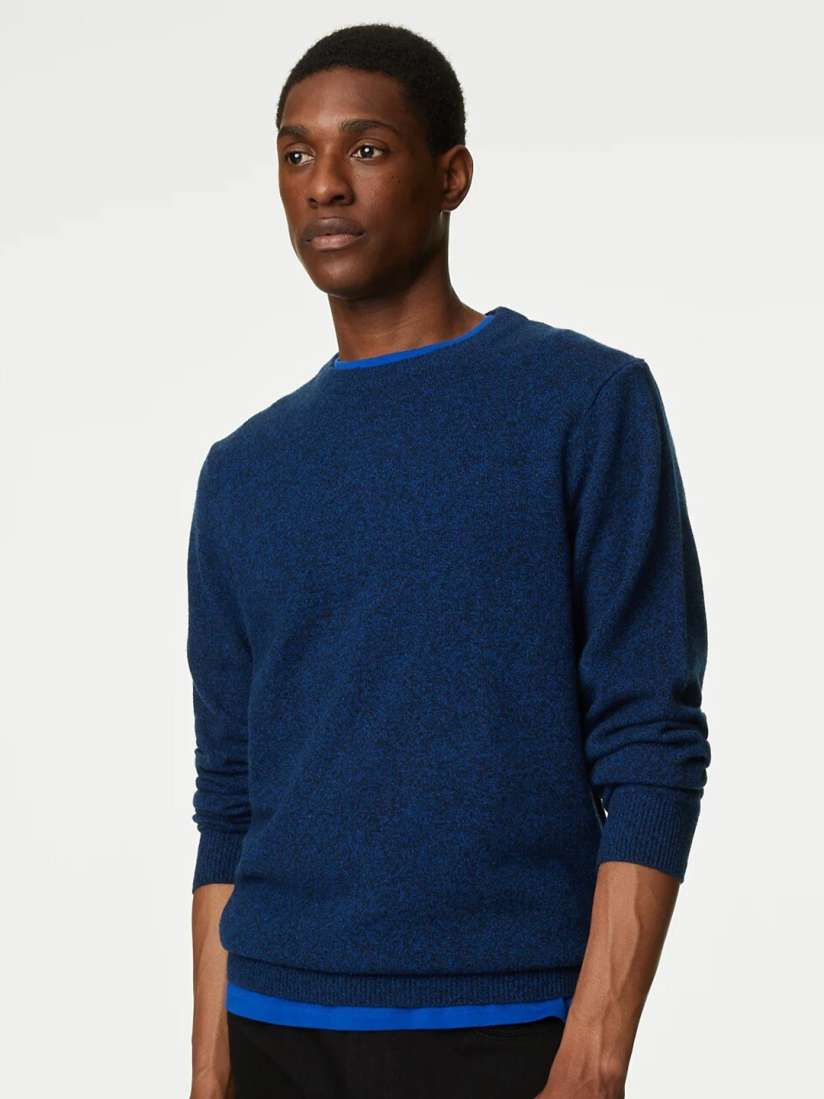 Buy Marks Spencer Round Neck Woollen Pullover Sweater Sweaters for Men 25703228 Myntra
