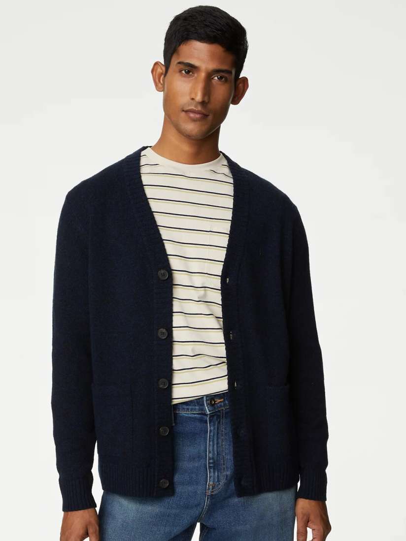 Marks and spencer mens cardigan top