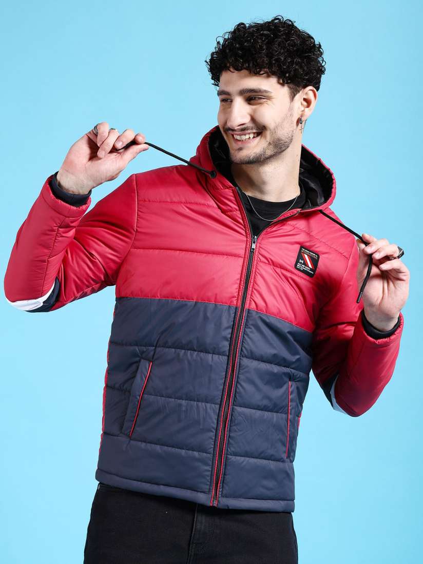 Buy The Indian Garage Co Men Colourblock Regular Fit Puffer Jacket Jackets for Men 25704266 Myntra