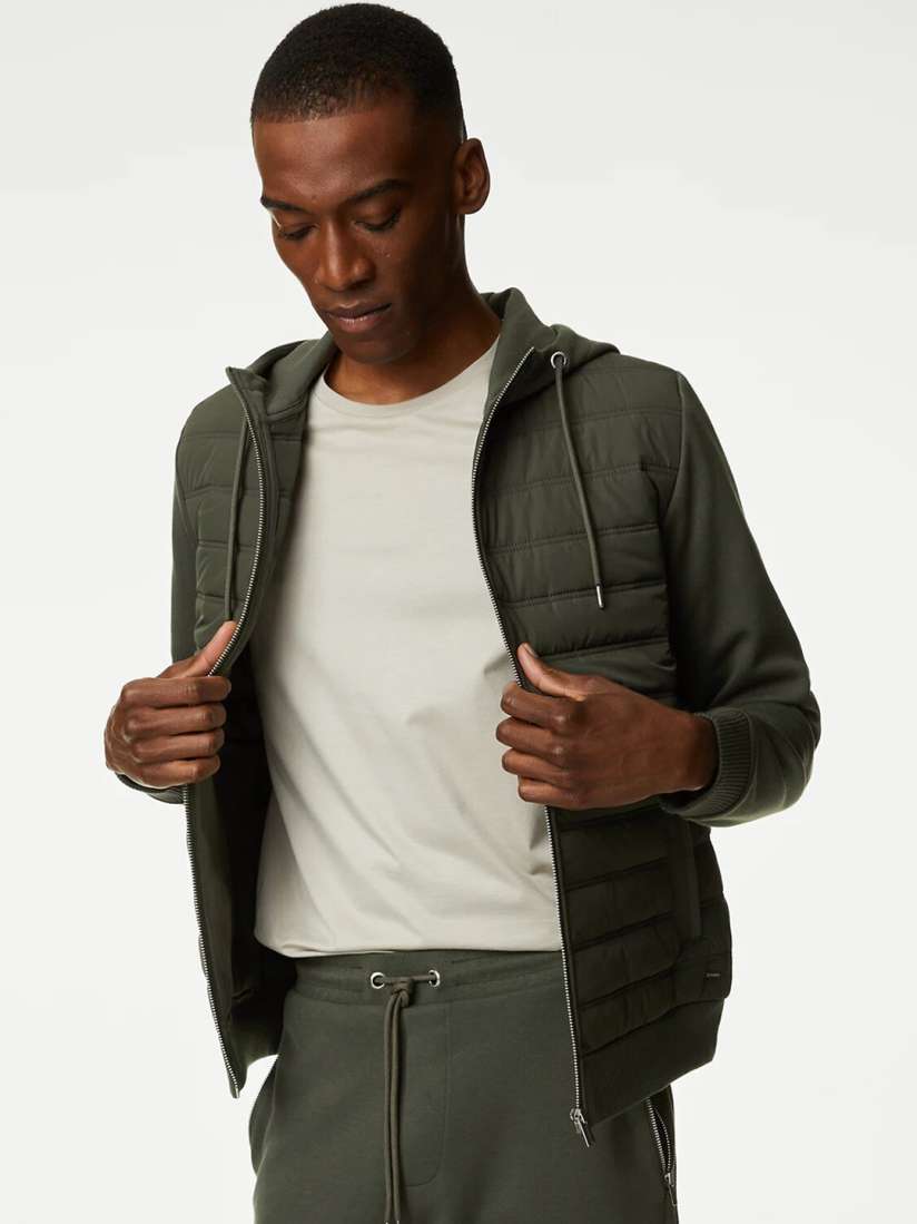 Marks and spencer khaki jacket on sale