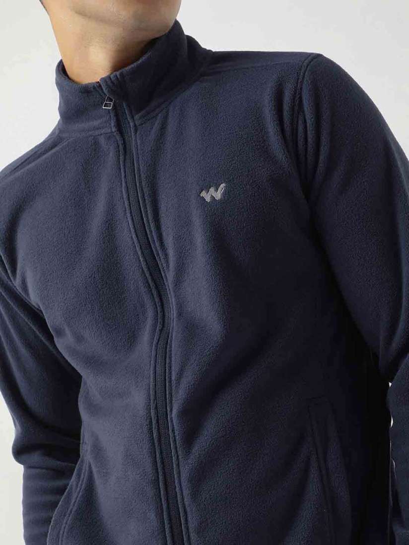 Buy Wildcraft Men Navy Blue Fleece Insulator Crop Sporty Jacket Jackets for Men 25708376 Myntra