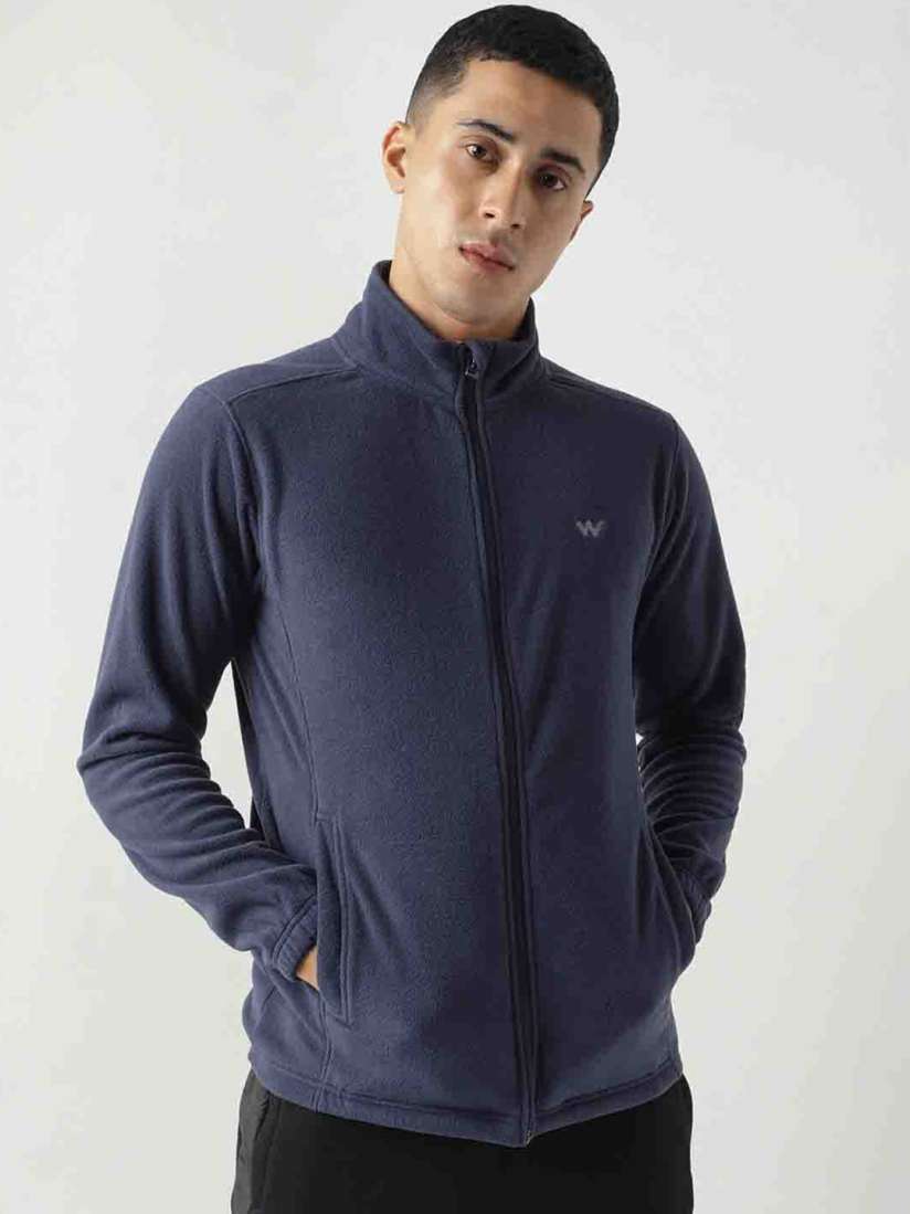 Mens navy blue fleece discount