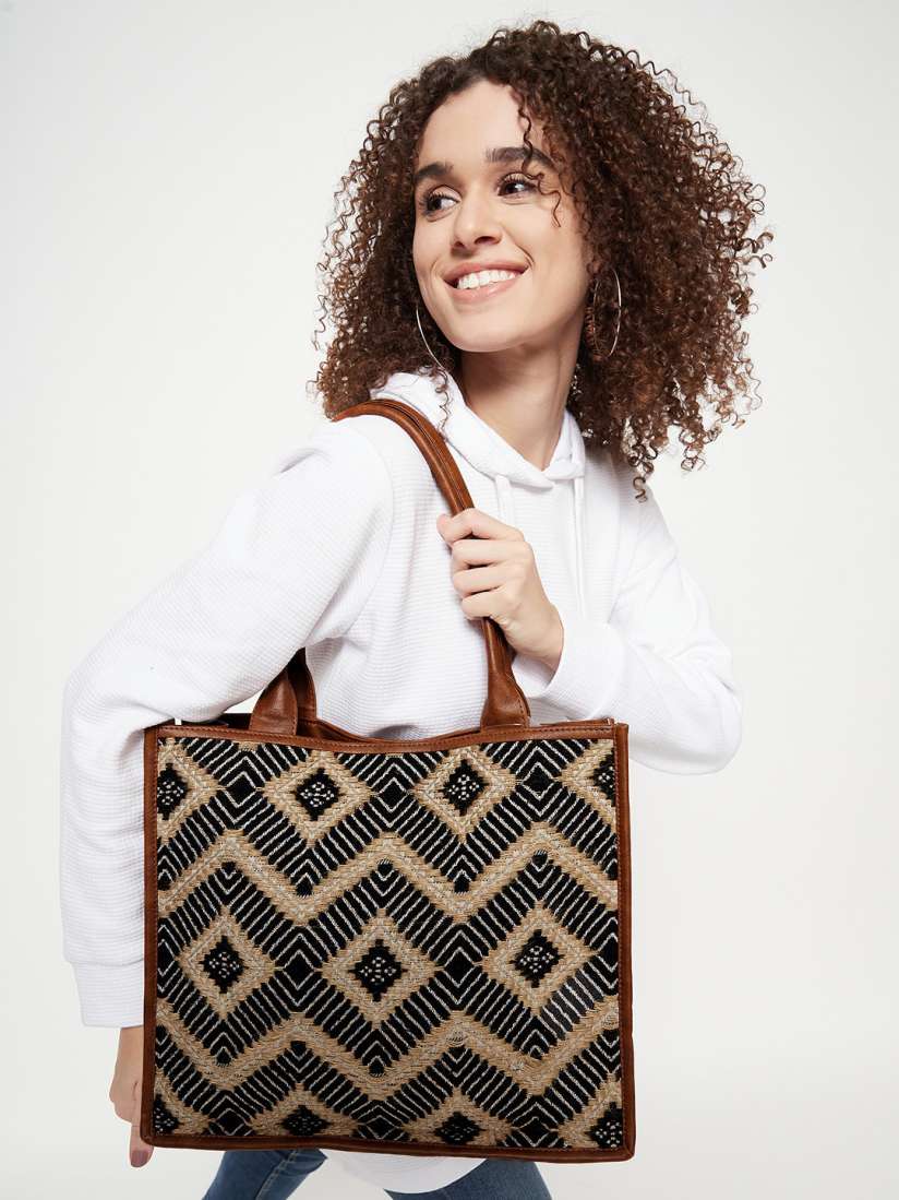 Ethnic tote bags best sale