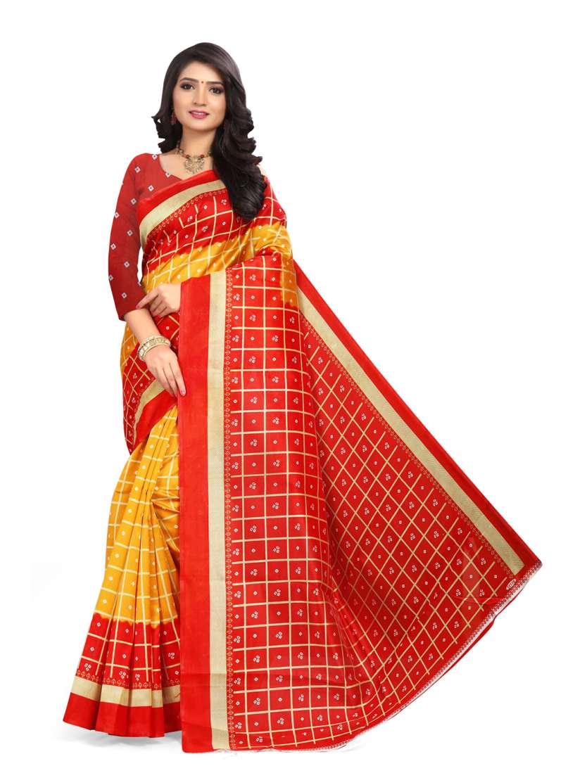 Buy KALINI Checked Woven Design Banarasi Saree Sarees for Women 25714208 Myntra