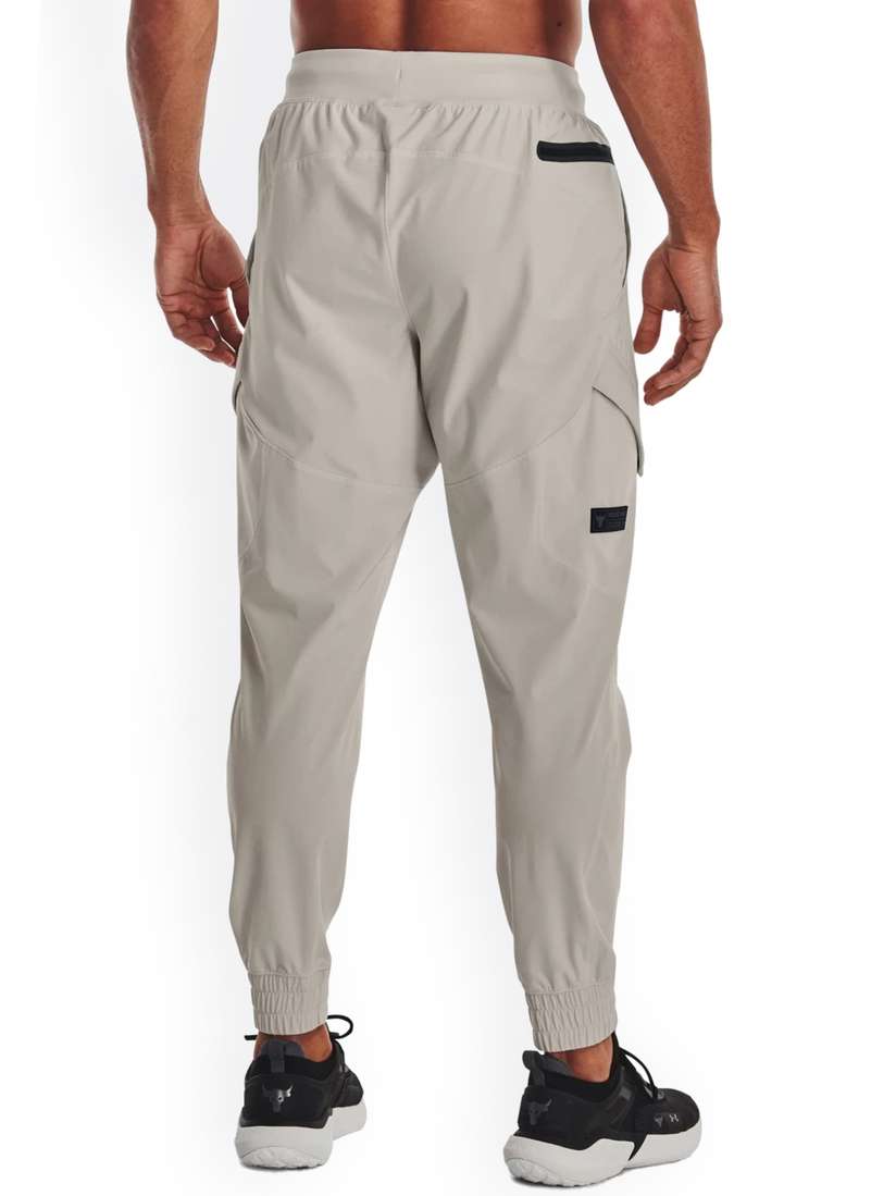 Buy UNDER ARMOUR Men Project Rock Unstoppable Relaxed Fit Track Pants -  Track Pants for Men 25716608 | Myntra