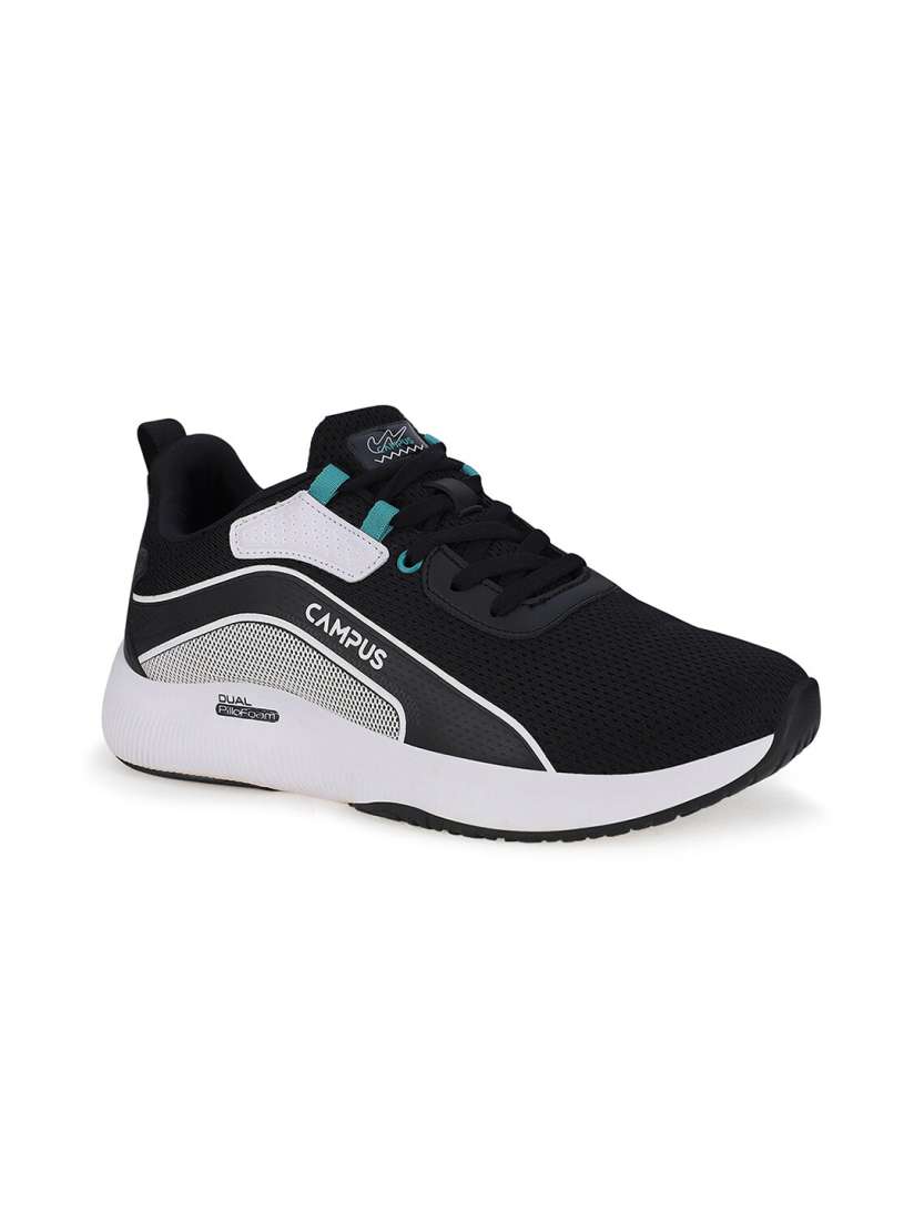 Campus continent men's black running shoe deals