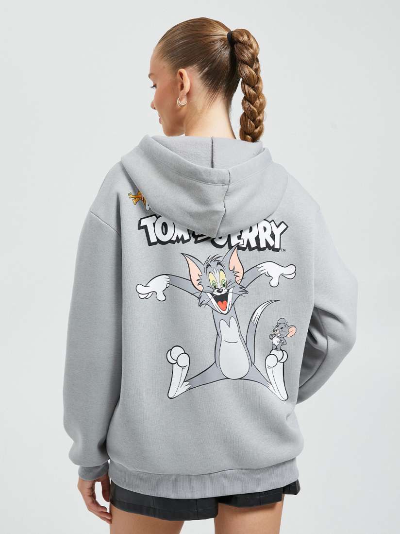 Bershka tom and jerry hoodie clearance