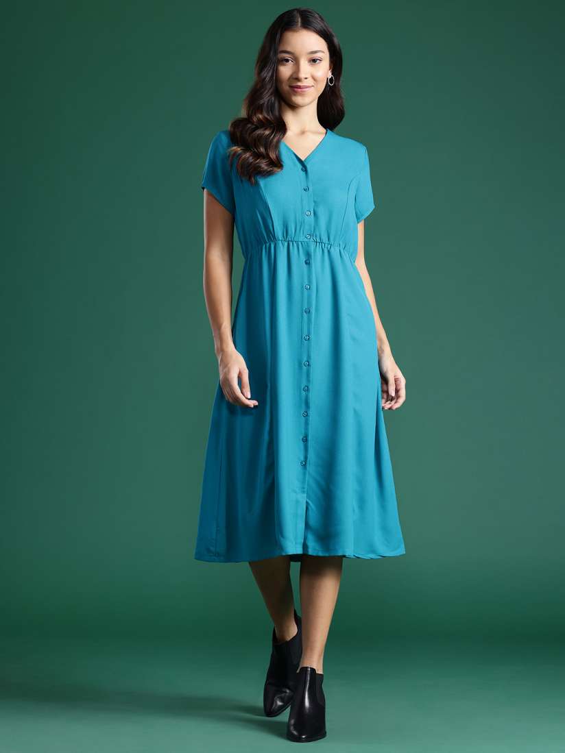 Fit and flare dress myntra clearance