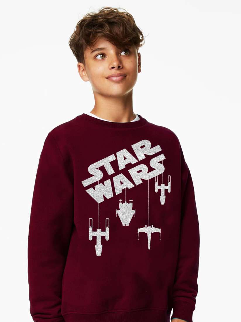 Boys star wars sweatshirt hotsell