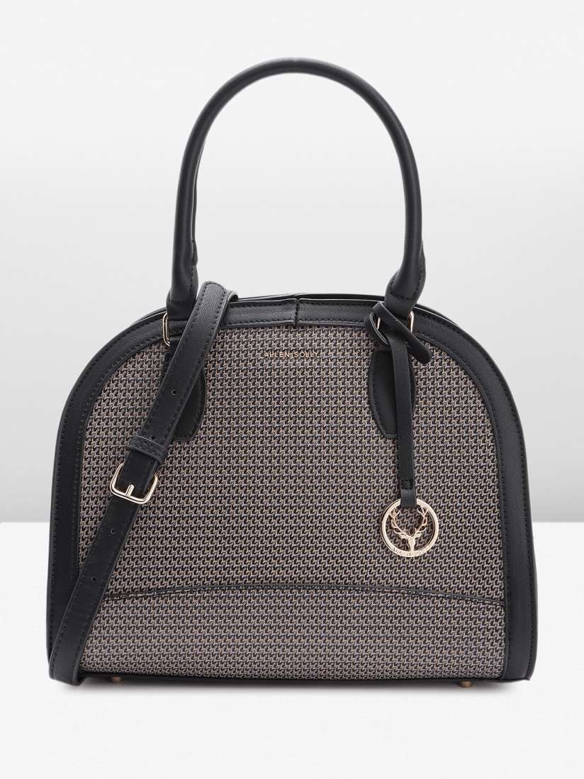 Buy Allen Solly Brand Logo Printed Structured Handheld Bag Handbags for Women 25729482 Myntra
