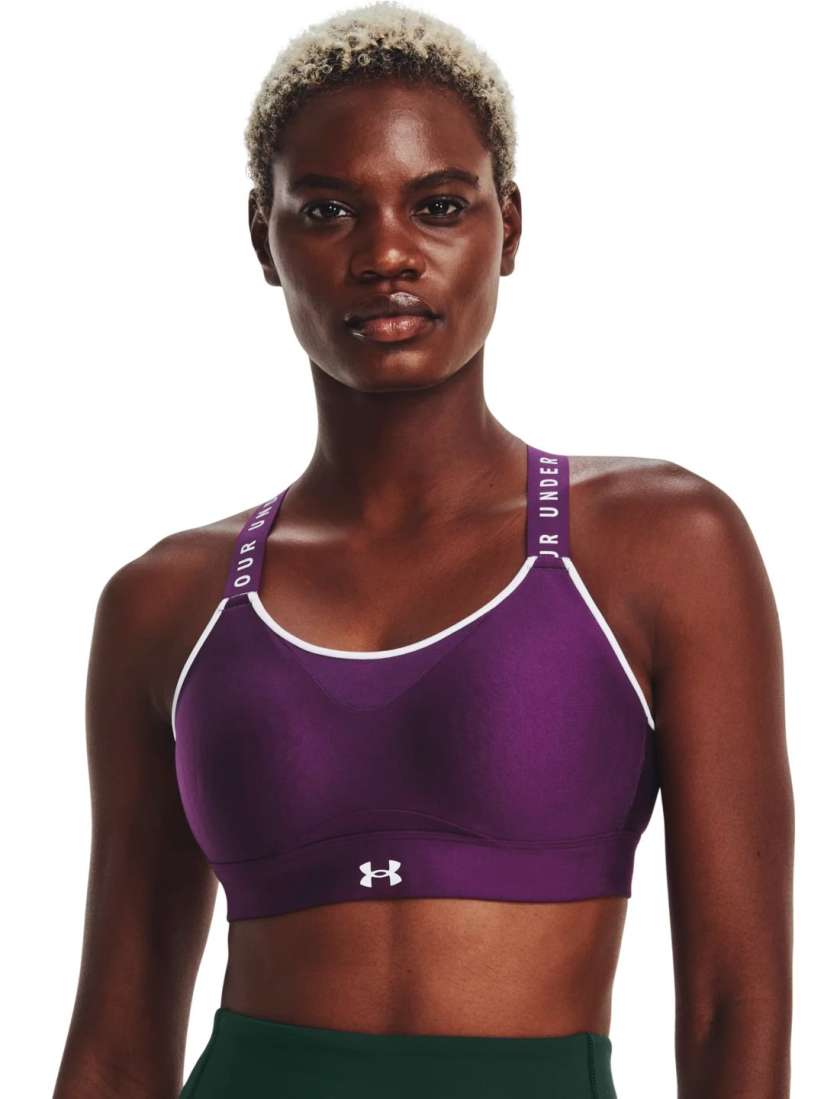 Buy UNDER ARMOUR UA Infinity Typography Printed Full Coverage Lightly Padded Sports Bra Bra for Women 25730562 Myntra