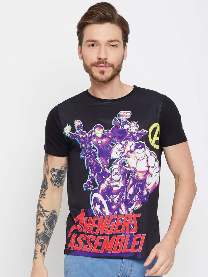 Avengers t shirt myntra hot sale