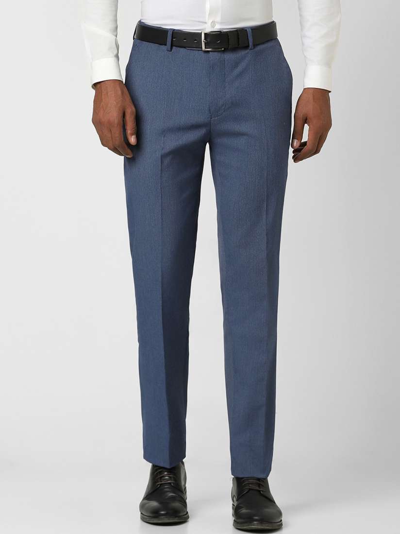 Buy Peter England Men Slim Fit Formal Trousers Trousers for Men 25735062 Myntra