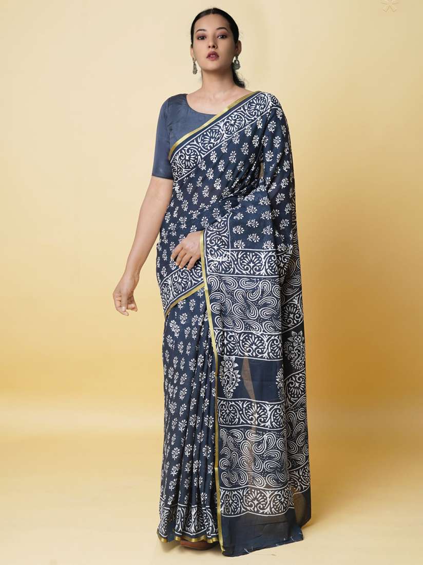 Myntra sarees cotton silk cheap