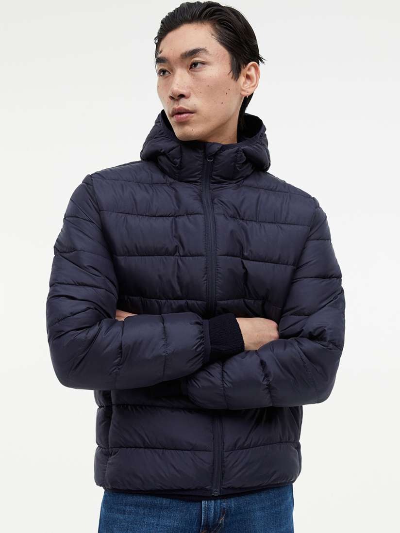 H&m Mens Navy Puffer Gilet H&M Lightweight Puffer Jacket