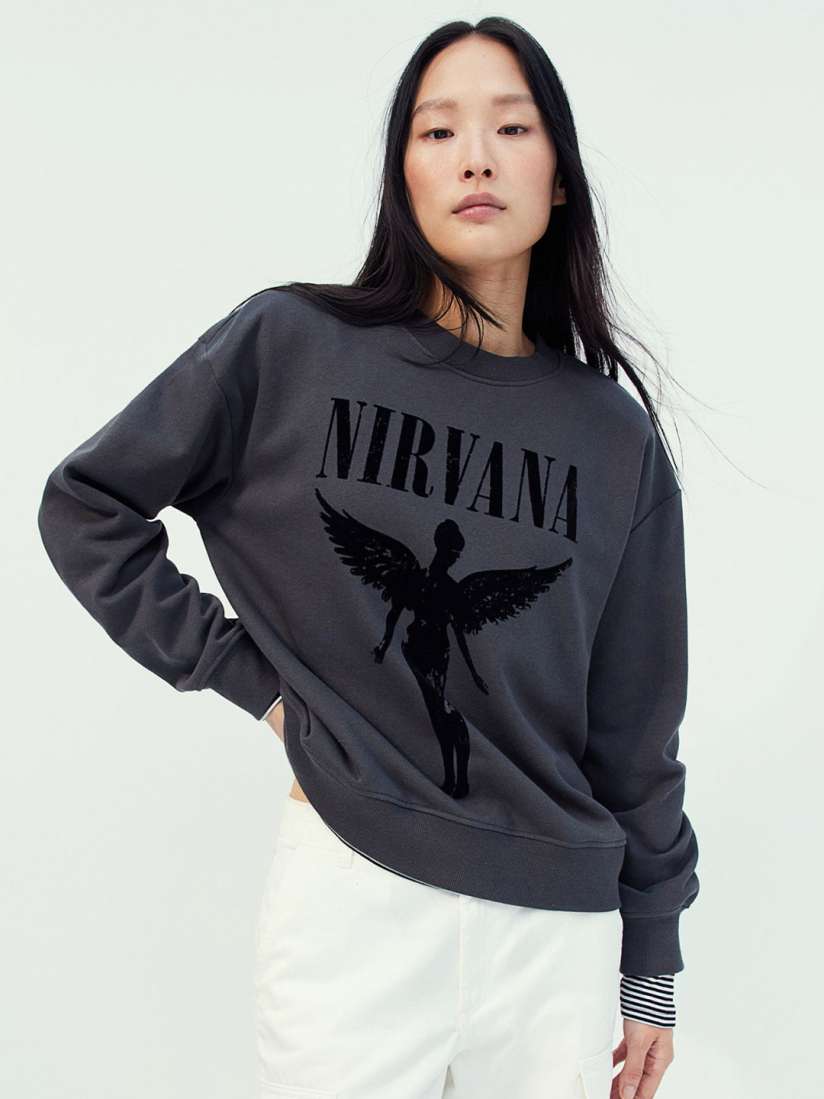 H&m nirvana sweatshirt online