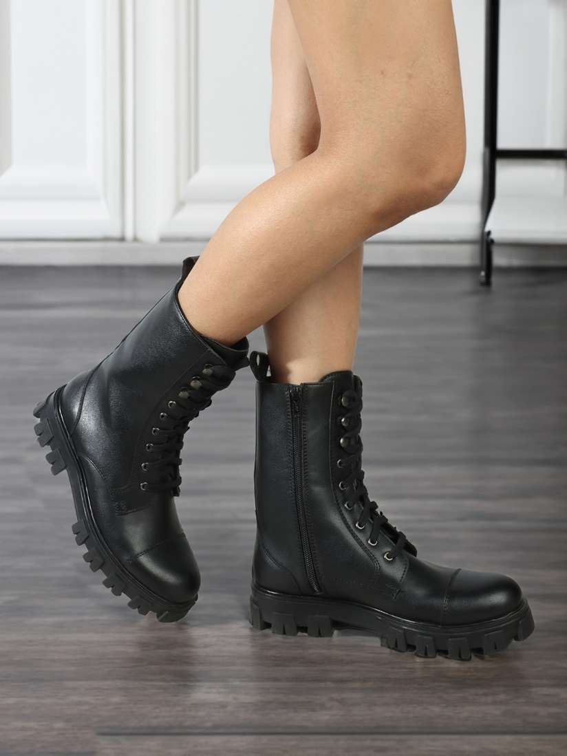 Myntra boots ladies 2025