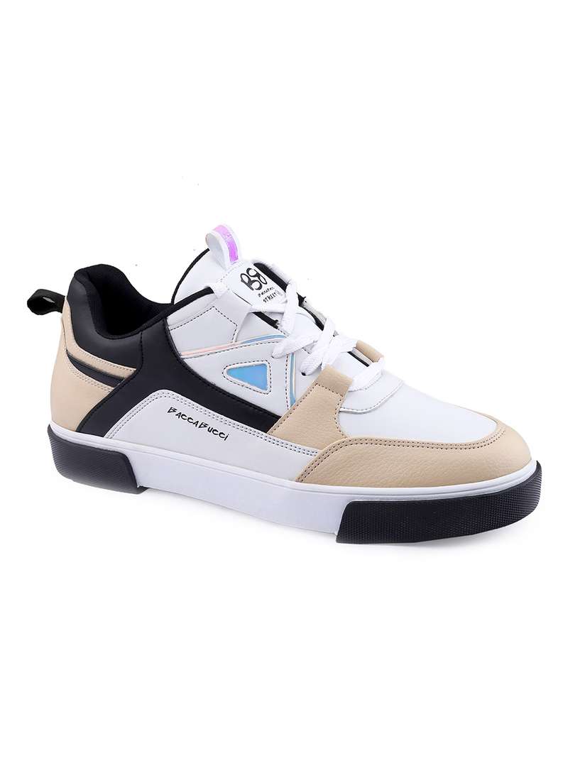 bacca bucci Men Happy Colourblocked Comfort Insole Basics Sneakers