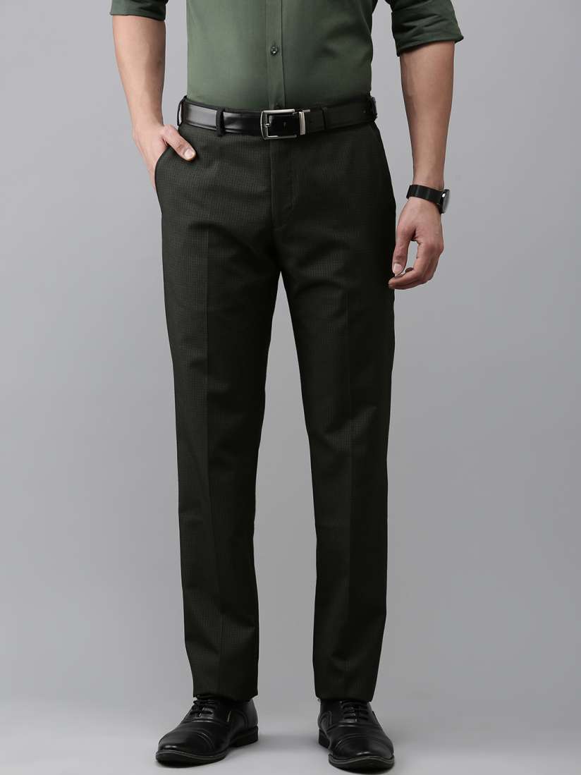 Buy Park Avenue Men Smart Slim Fit Formal Trousers Trousers for Men 25754030 Myntra