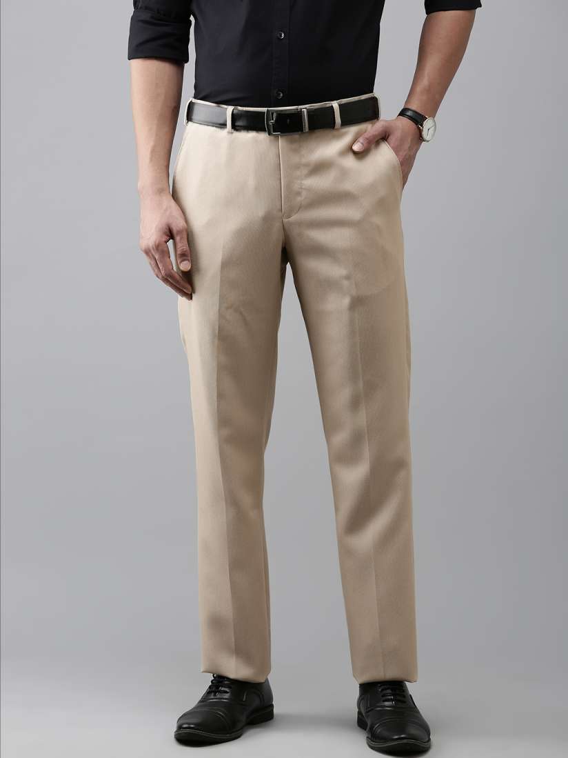 Buy Park Avenue Men Smart Slim Fit Formal Trousers Trousers for Men 25754068 Myntra