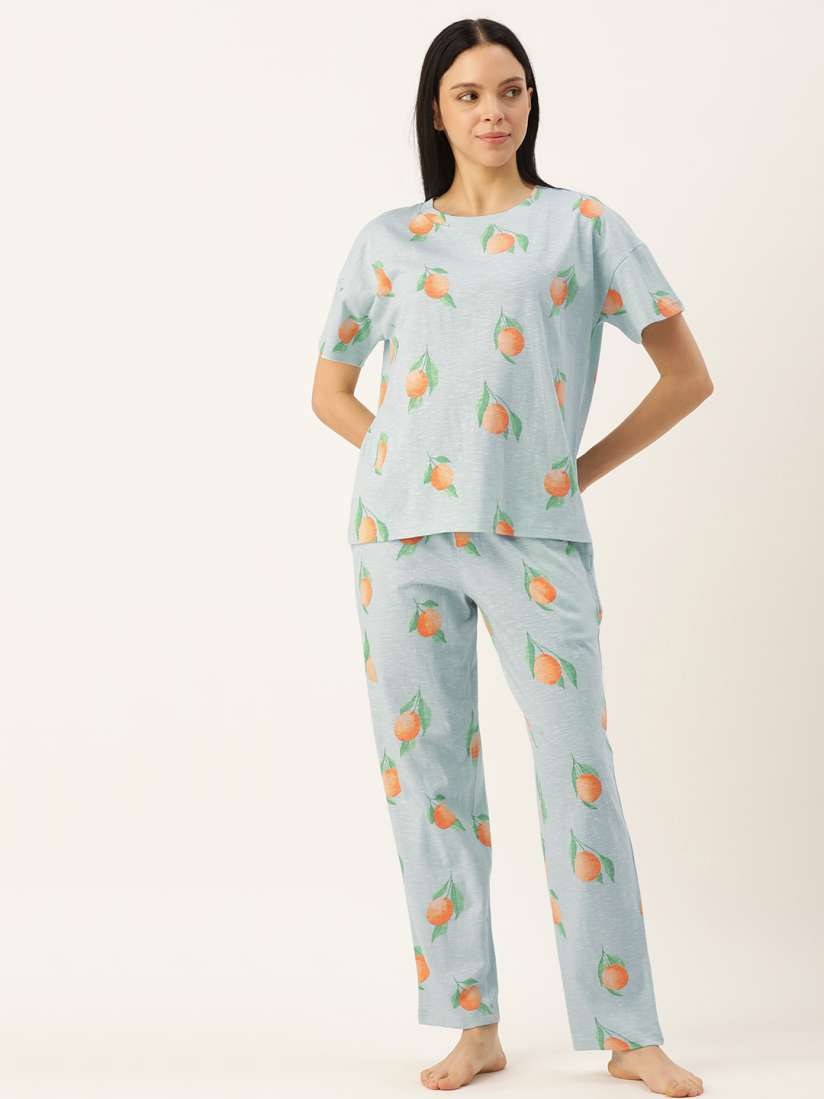 Buy Clt.s Women Conversational Printed Pure Cotton Night suit Night suits for Women 25758548 Myntra