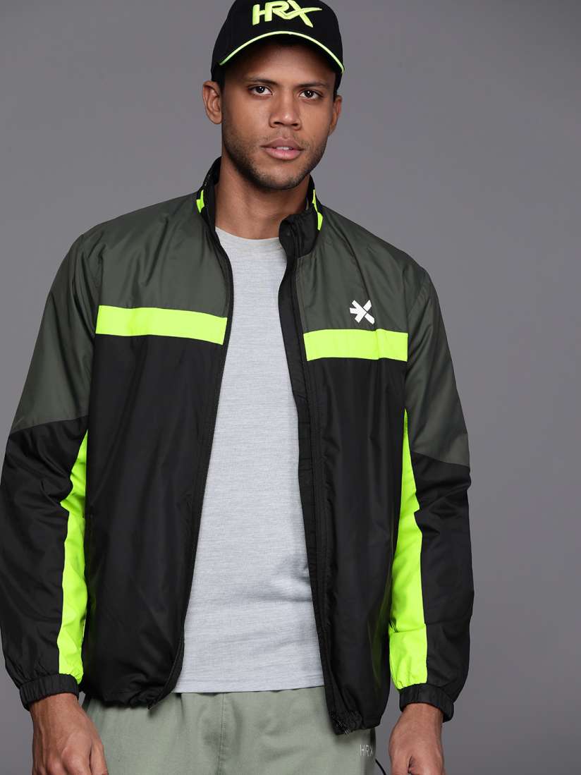 Buy HRX by Hrithik Roshan Men Striped Windcheater Running Jacket Jackets for Men 25758806 Myntra