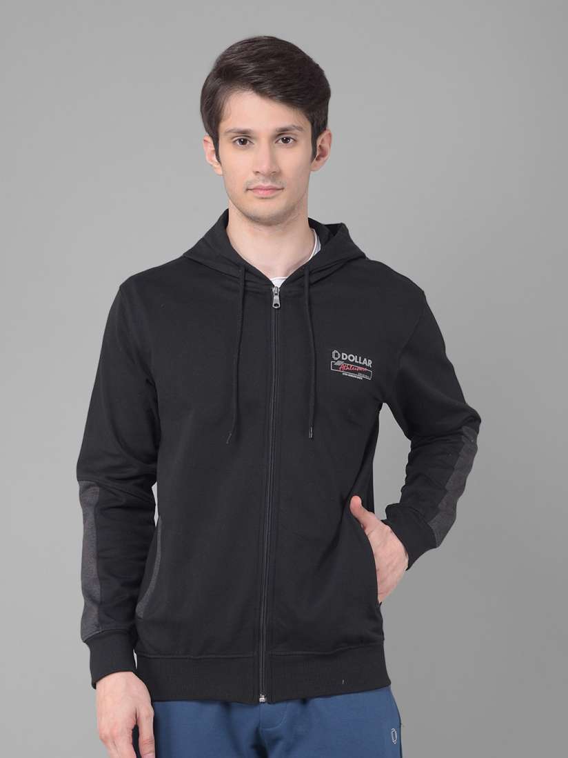 Buy Dollar Hooded Long Sleeves Cotton Front Open Sweatshirt Sweatshirts for Men 25764270 Myntra