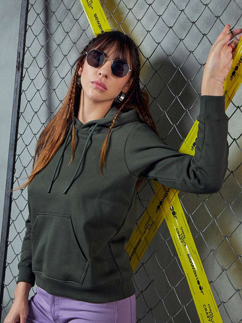 Hoodies for women myntra sale