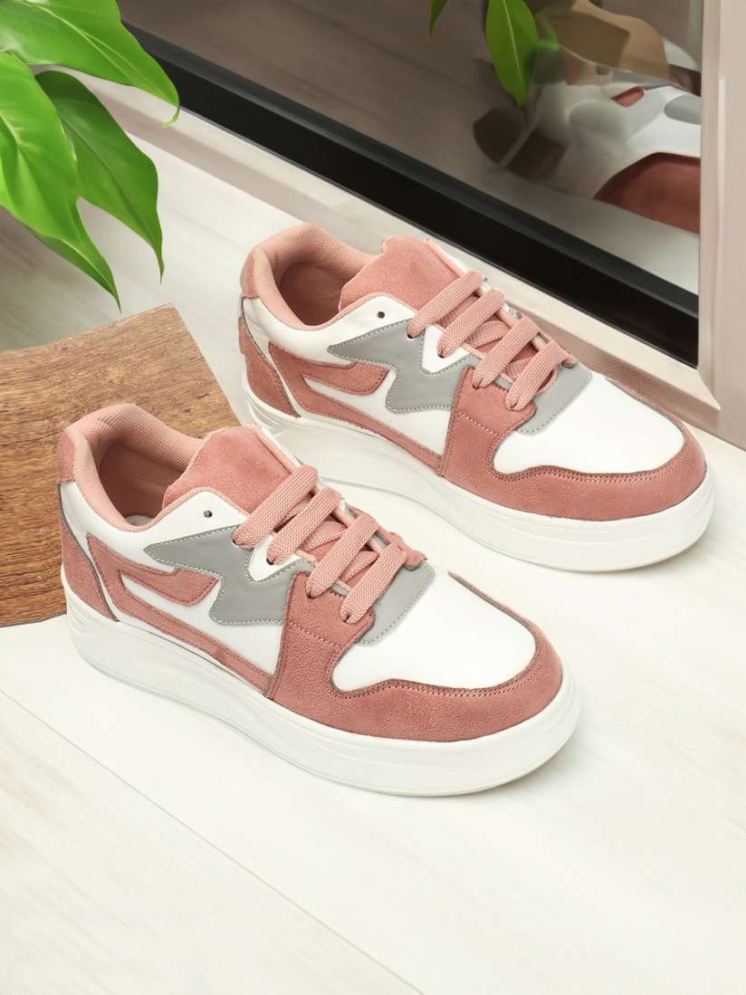 Buy Denill Colourblocked Comfort Insole Basics Sneakers Casual Shoes for Women 25771348 Myntra