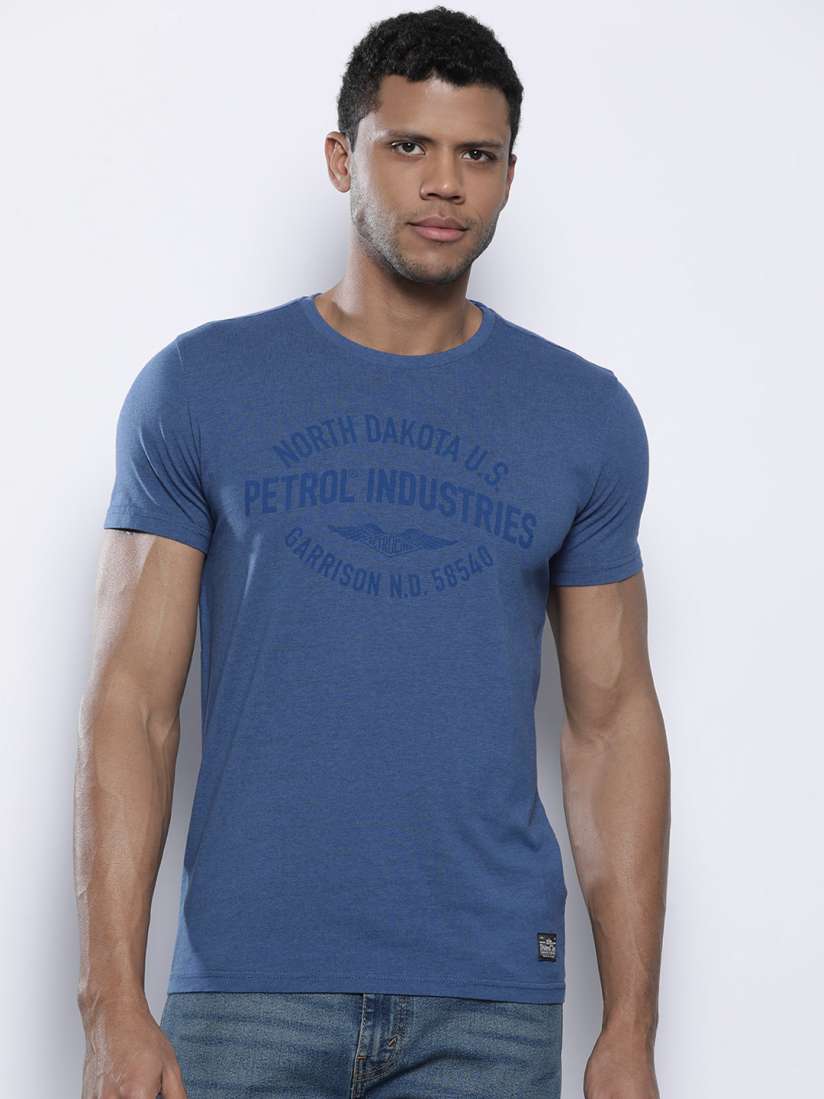 Buy Petrol Printed T shirt Tshirts for Men 25779512 Myntra