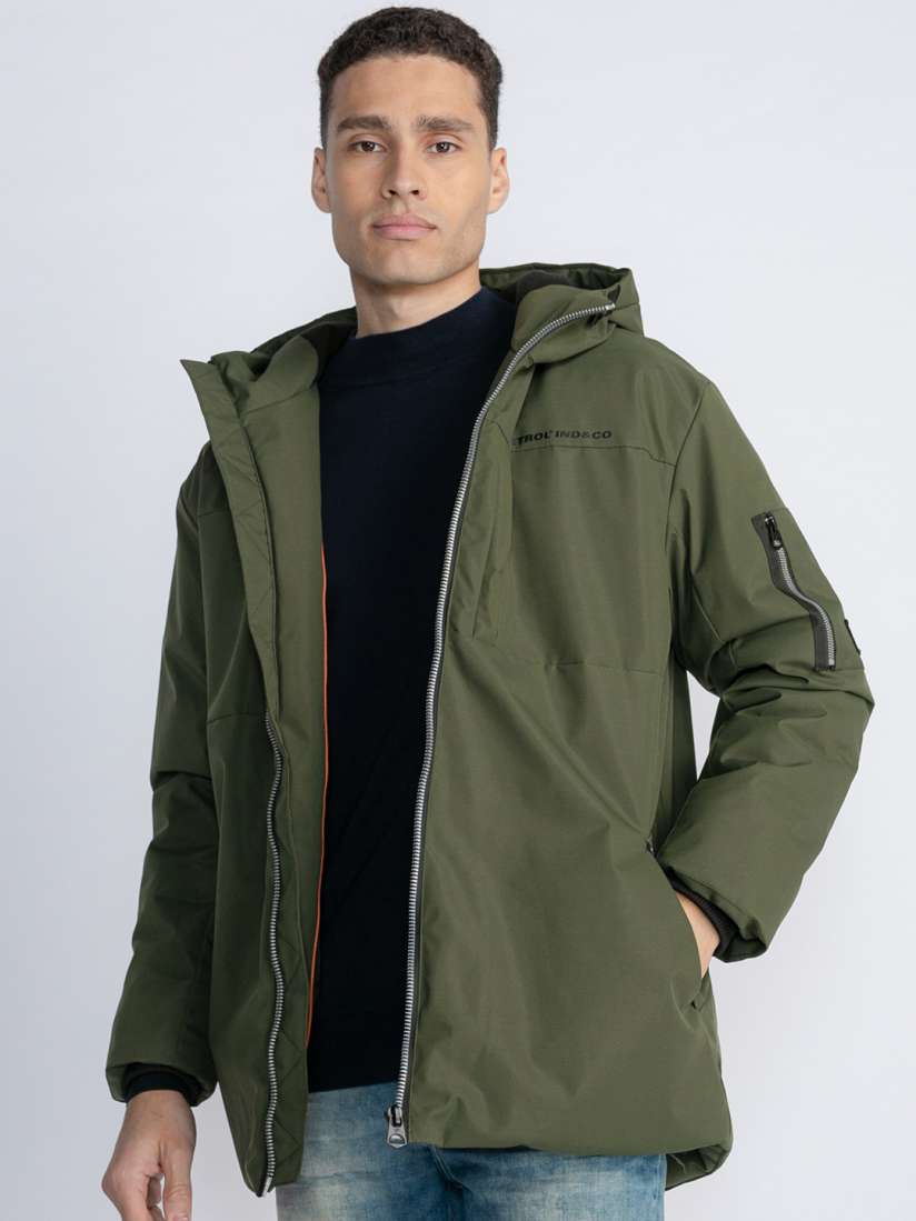 Style & co cotton hooded utility jacket best sale