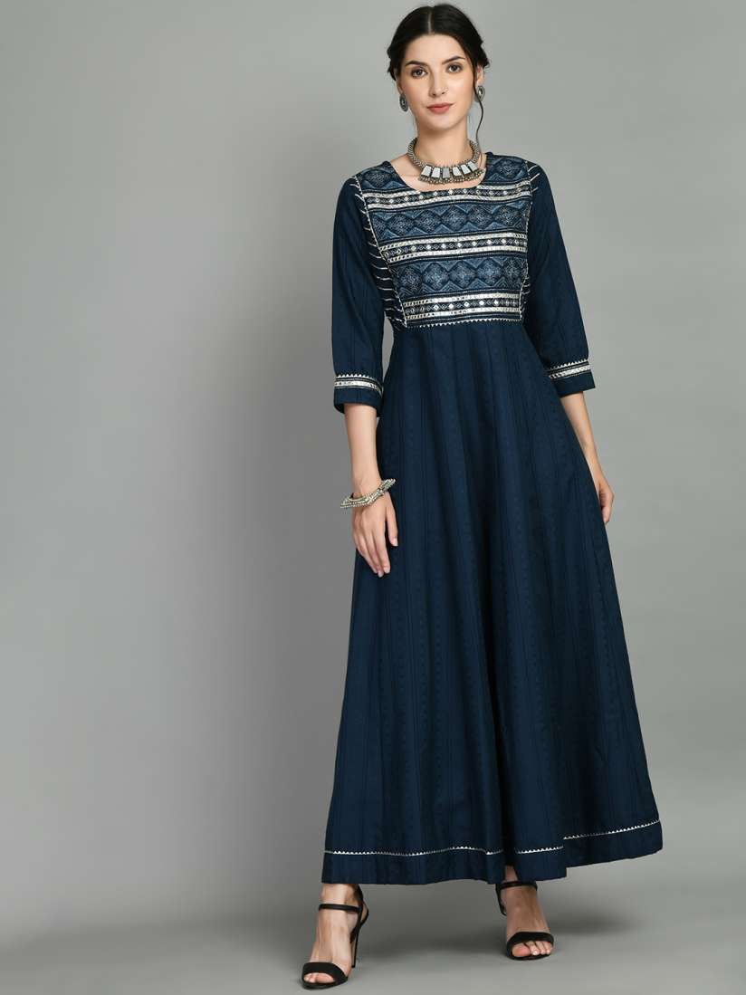 Anarkali kurtas in myntra top