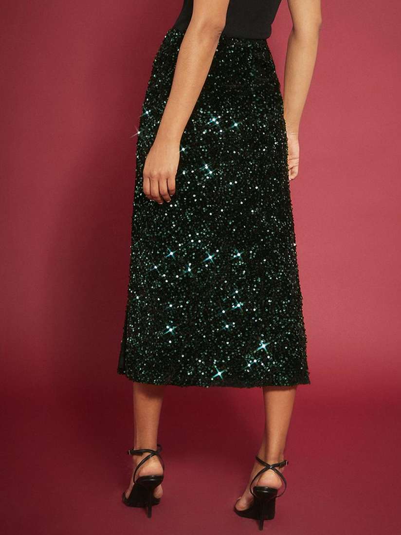 Dorothy perkins sequin midi skirt deals