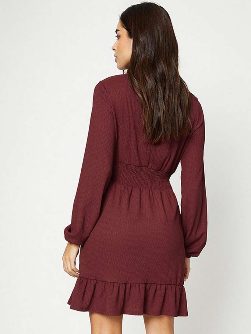 Dorothy perkins shirred dress clearance