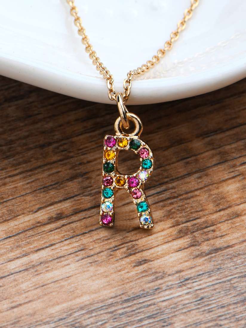 Accessorize letter necklace hot sale