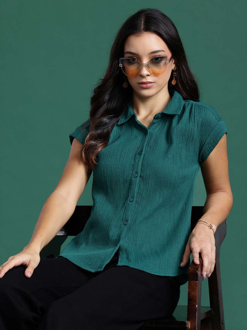 Buy DressBerry Women Solid Regular Fit Casual Shirt Shirts for Women 25787848 Myntra