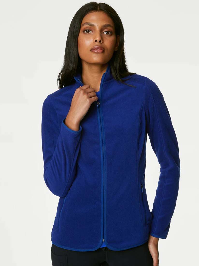 Buy Marks Spencer Stand Collar Fleece Sporty Jacket Jackets for Women 25795276 Myntra