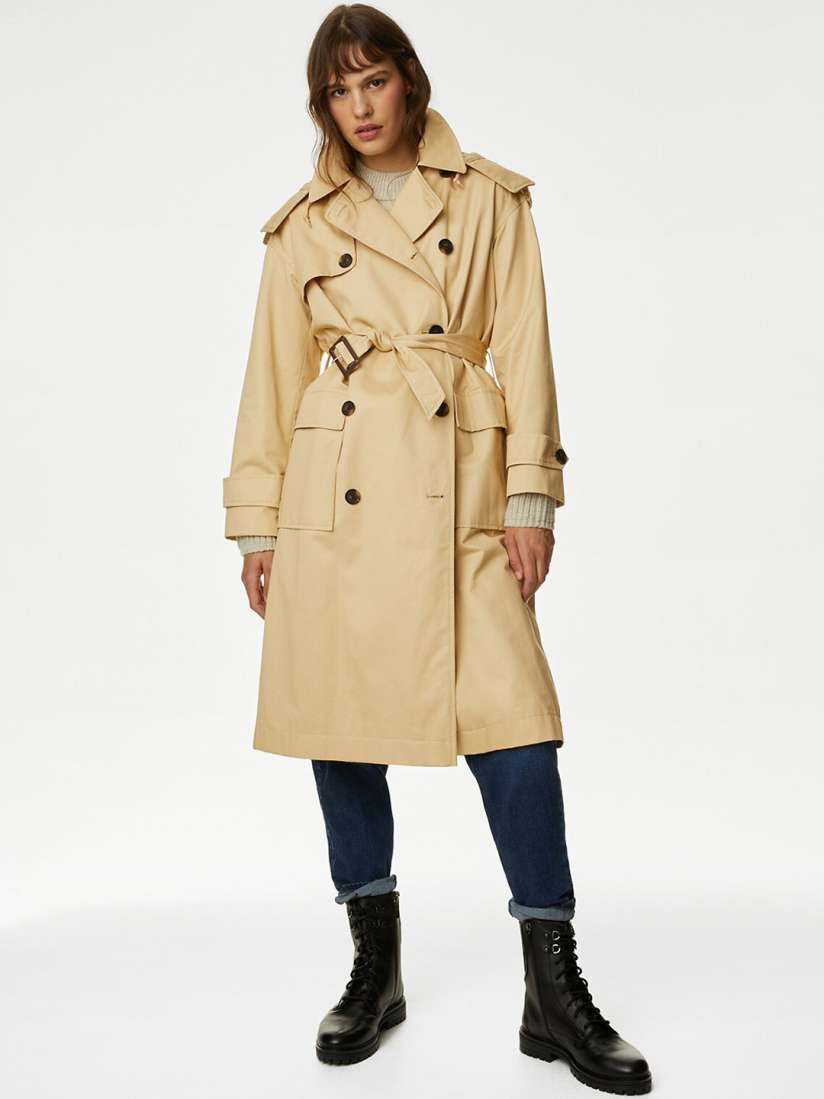 Marks and spencer beige coat outlet