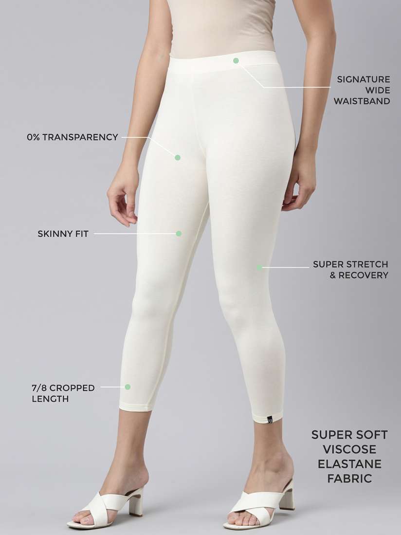 Buy Twin Birds Pack Of 2 Women Solid Skinny Fit High Ankle Cropped Leggings Leggings for Women 25795796 Myntra