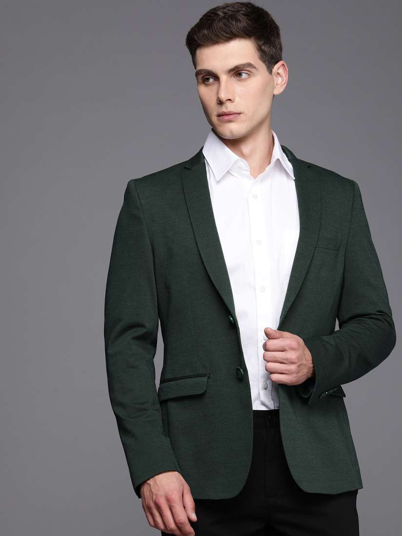 Buy Louis Philippe Sport Men Pure Cotton Super Slim Fit Blazer Blazers for Men 25802700 Myntra