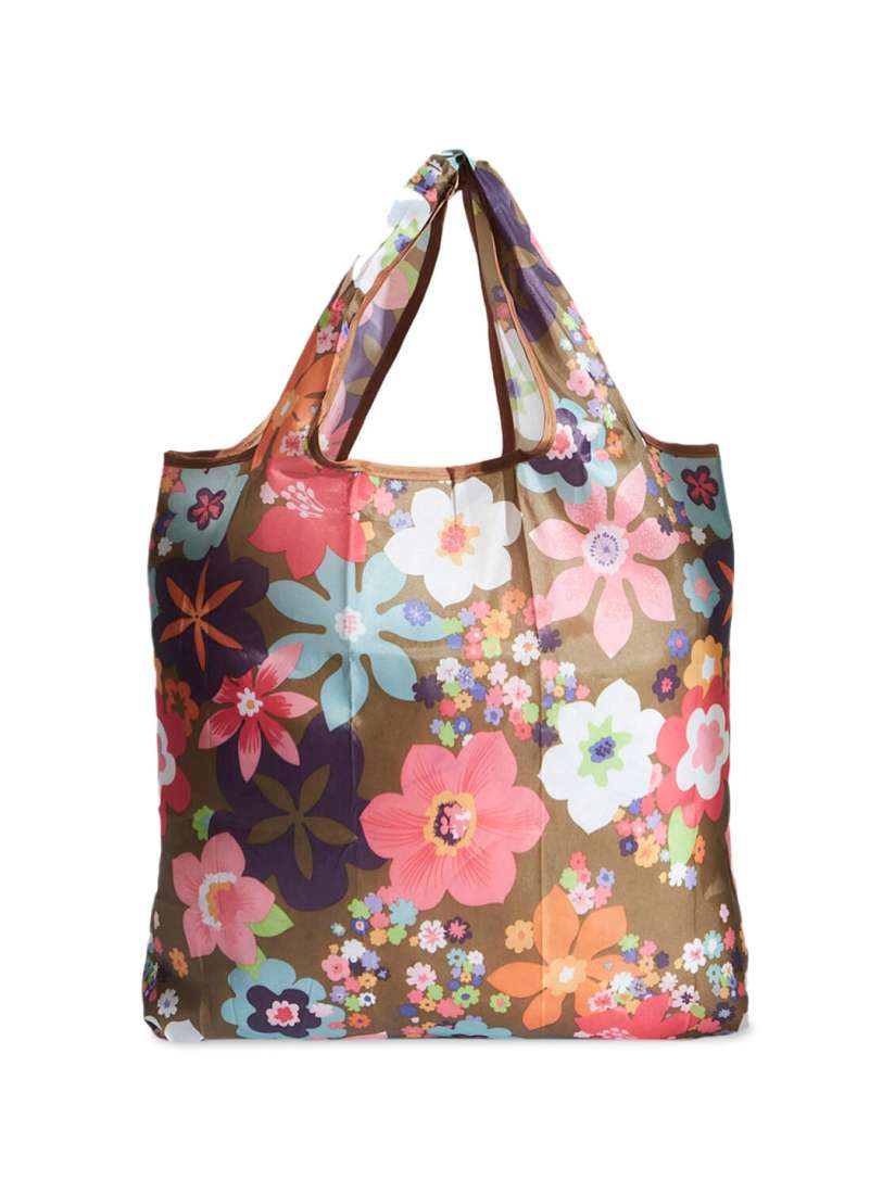 Buy TEAL BY CHUMBAK Floral Printed Shopper Tote Bag Handbags for Women 25806012 Myntra