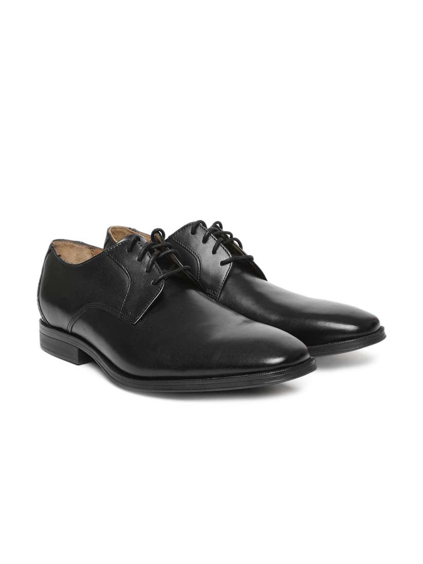 Buy Clarks Men Black Gilman Lace Leather Derby Shoes Formal Shoes for Men 2580882 Myntra