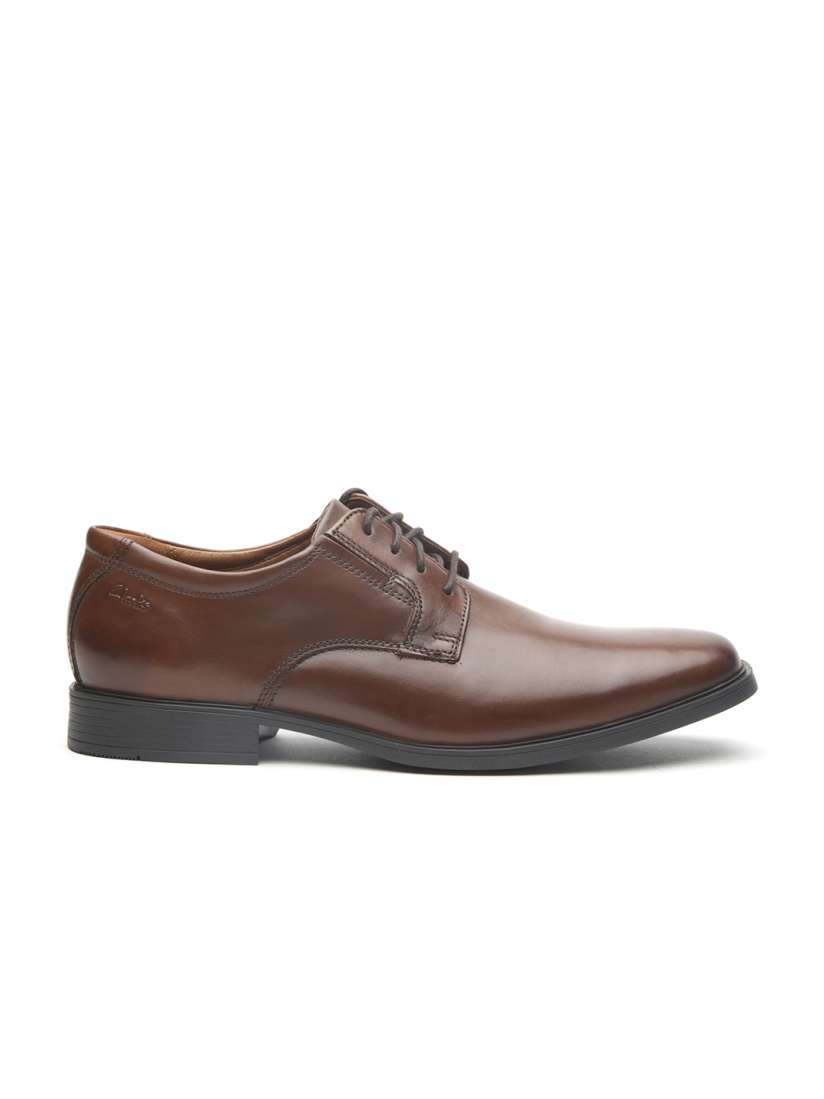 Buy Clarks Men Tan Brown Tilden Formal Derby Shoes Formal Shoes for Men 2580885 Myntra