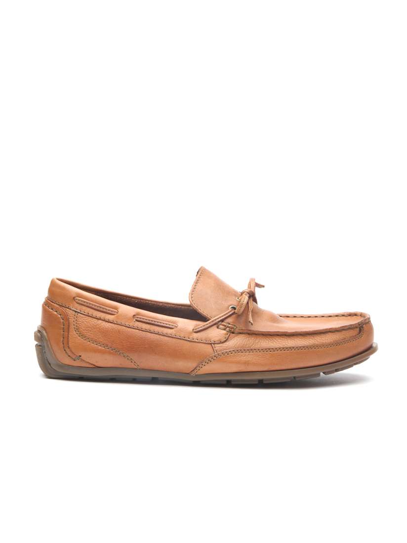 Buy Clarks Men Tan Leather Boat Shoes Casual Shoes for Men 2580901 Myntra