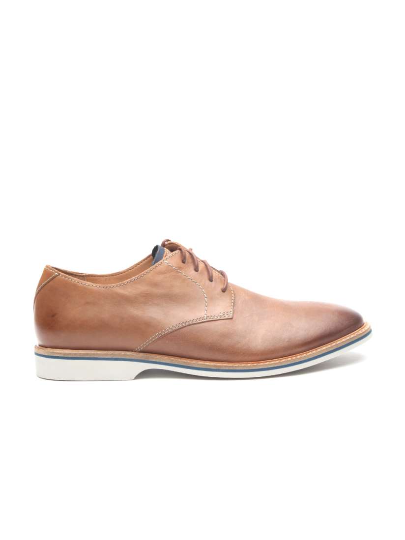 Buy Clarks Men Tan Atticus Lace Oxfords Casual Shoes for Men 2580934 Myntra